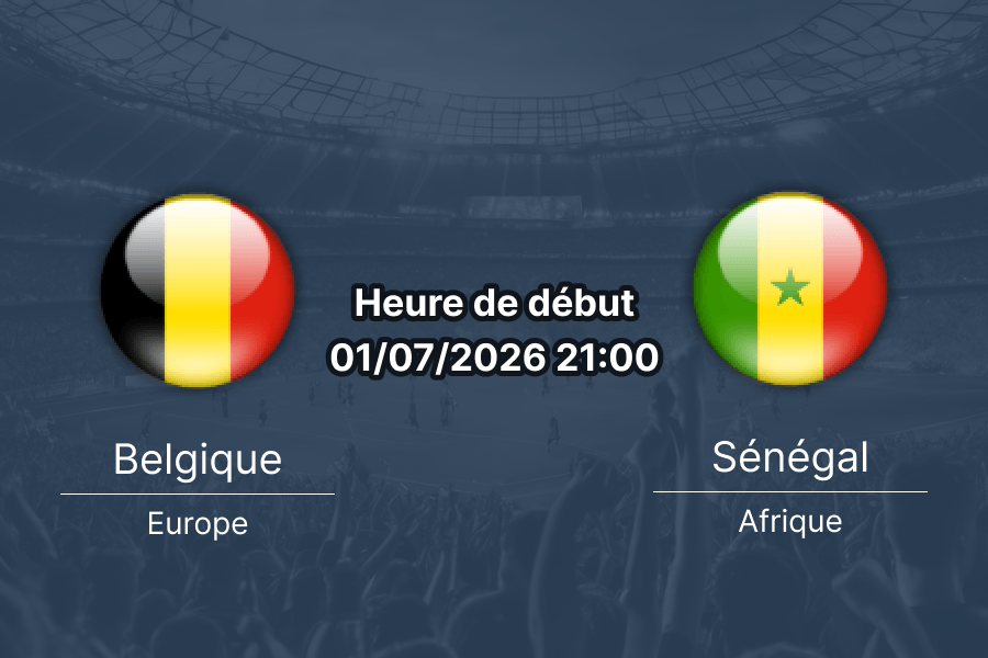 Pronostic Belgique Sénégal – Lumen Field Seattle, 16es de finale Coupe du Monde 2026, 1er juillet 2026
