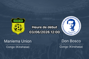 Pronostic Maniema Union Don Bosco – Stade TP Mazembe de Kamalondo, Linafoot play-offs Tour 9, 3 juin 2026