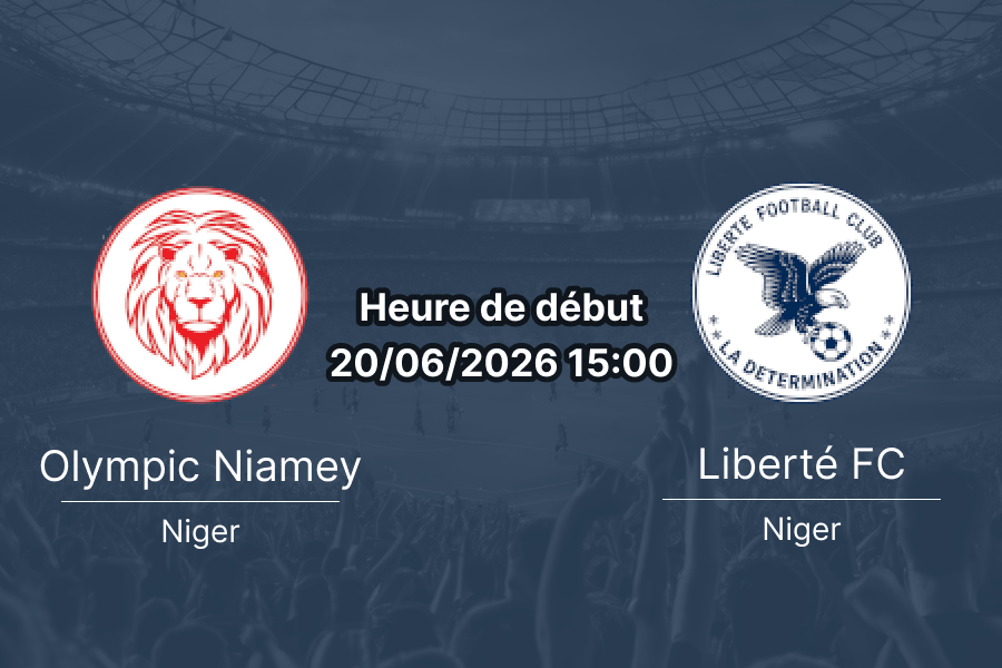 Pronostic Olympic Niamey Liberté – Stade Général Seyni Kountché, Super Ligue Niger Round 30, 20 juin 2026