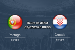 Pronostic Portugal Croatie – BMO Field Toronto, seizièmes de finale Coupe du Monde 2026, 3 juillet