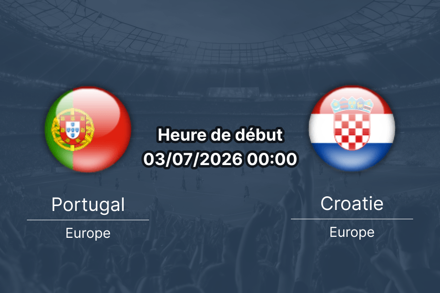 Pronostic Portugal Croatie – BMO Field Toronto, seizièmes de finale Coupe du Monde 2026, 3 juillet