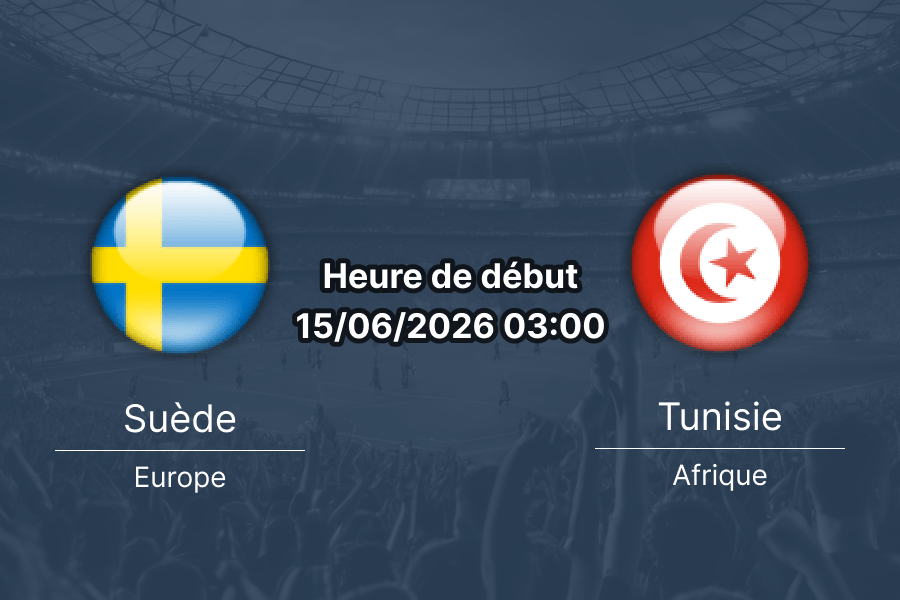 Pronostic Suède Tunisie – Estadio BBVA Guadalupe Mexique, Groupe F Coupe du Monde 2026, 15 juin 2026
