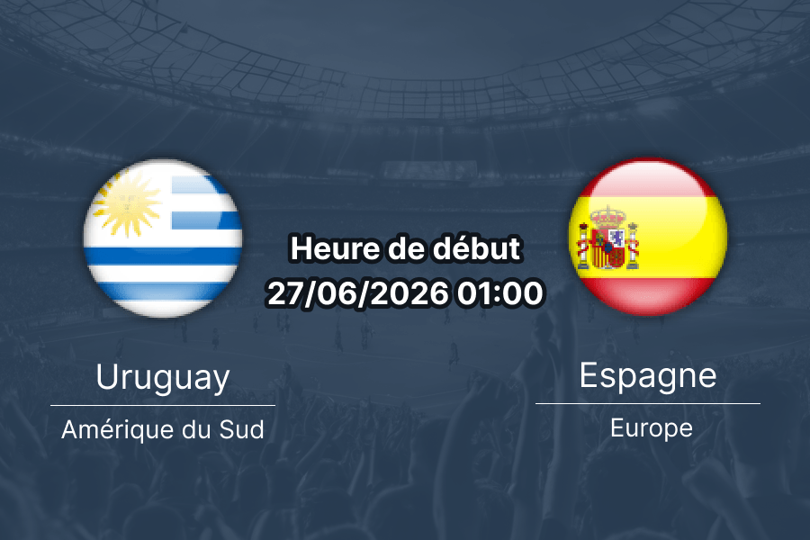 Pronostic Uruguay Espagne – Estadio Akron Zapopan, Coupe du Monde 2026 Groupe H 27 juin 2026