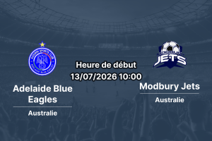 Pronostic Adelaide Blue Eagles Modbury Jets – Marden Sports Complex, NPL South Australia 13 juillet 2026