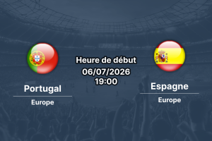 Pronostic Portugal Espagne – AT&T Stadium Arlington Dallas, 8e de finale Coupe du Monde 2026, 6 juillet 2026
