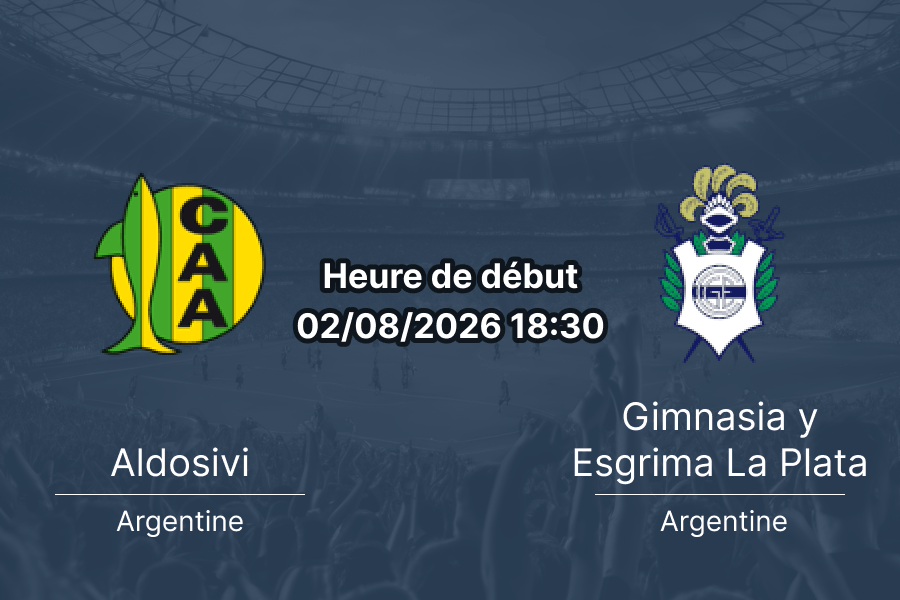 Pronostic Aldosivi Gimnasia La Plata – Estadio José María Minella Mar del Plata, Clausura 2026 Tour 3, 2 août 2026