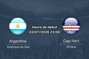 Pronostic Argentine Cap-Vert – Hard Rock Stadium Miami, Coupe du Monde 2026 16e de finale 3 juillet