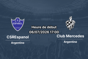 Pronostic CSREspanol Club Mercedes – Estadio José M. Moraños La Matanza, Primera C Metropolitana Argentine, 6 juillet 2026