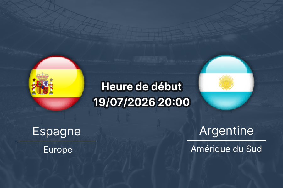 Pronostic Espagne Argentine – MetLife Stadium East Rutherford, finale Coupe du Monde 2026, 19 juillet