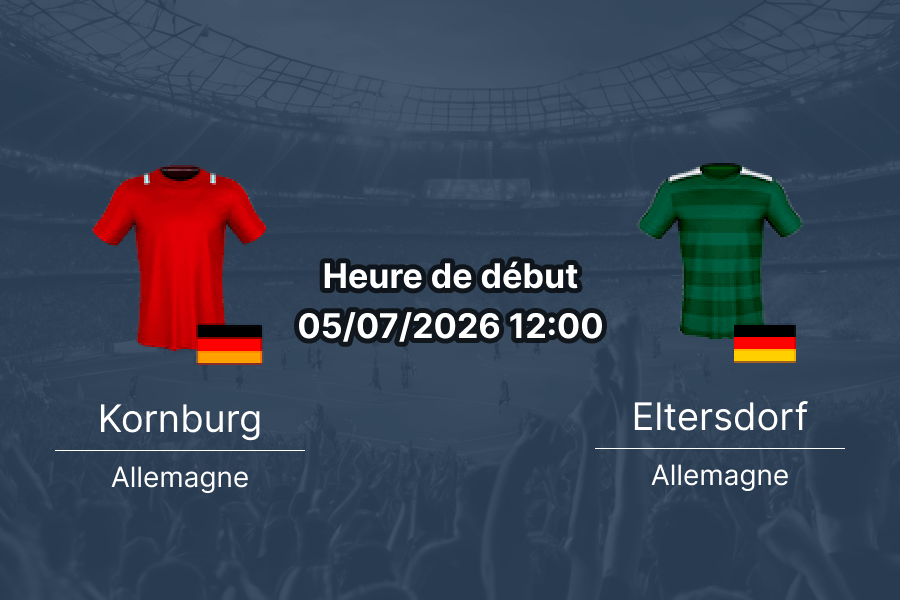 Pronostic Kornburg Eltersdorf – Sportanlage Kornburg, Toto-Pokal Bayern, 5 juillet 2026