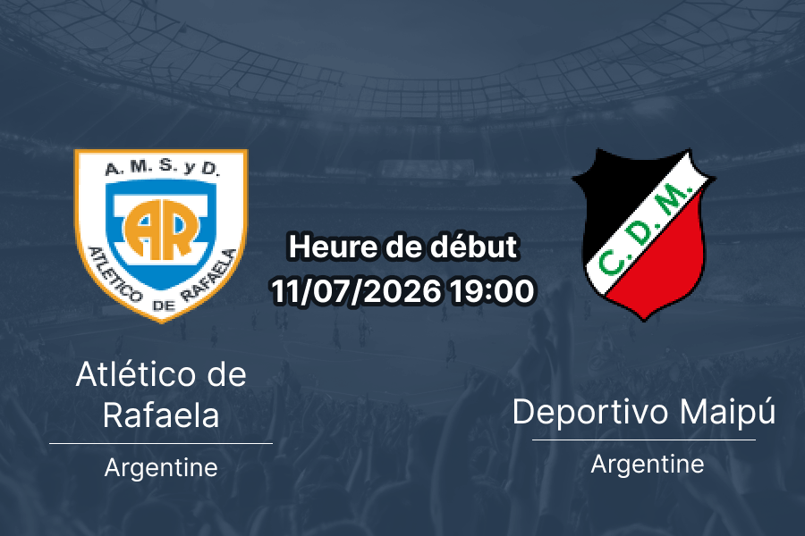 Pronostic Rafaela Deportivo Maipú – Estadio Monumental Rafaela, Primera Nacional 2026 Fecha 20, 11 juillet