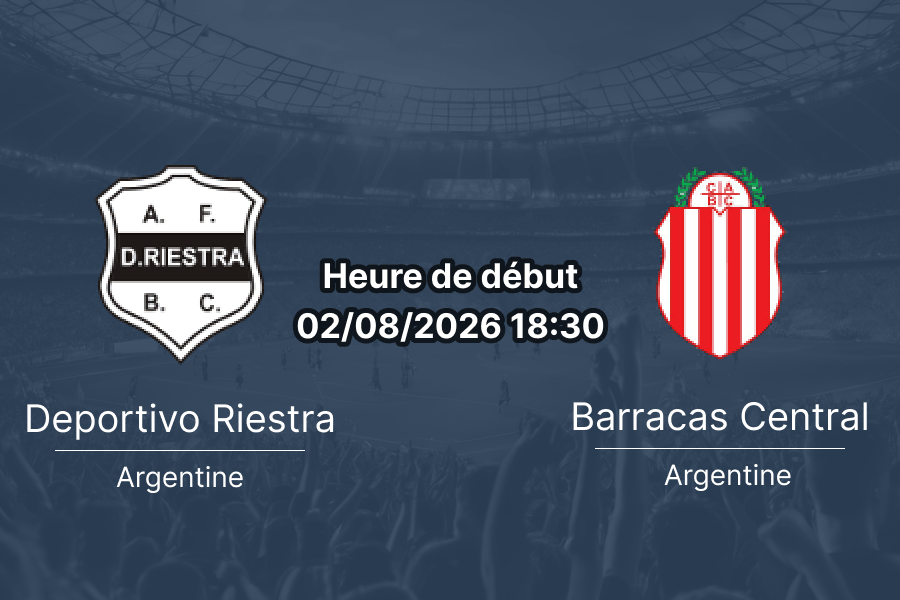 Pronostic Deportivo Riestra Barracas Central – Estadio Guillermo Laza Buenos Aires, Clausura 2026 Tour 3, 2 août 2026