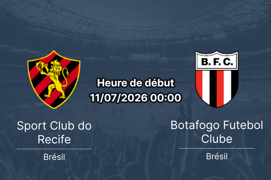 Pronostic Sport Recife Botafogo SP – Ilha do Retiro Recife, Série B brésilienne 2026, 11 juillet