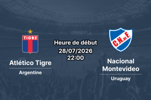 Pronostic Atlético Tigre Nacional Montevideo – Estadio José Dellagiovanna Victoria Buenos Aires, Copa Sudamericana Barrage Retour, 28 juillet 2026