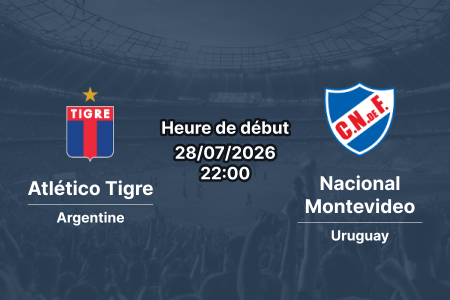 Pronostic Atlético Tigre Nacional Montevideo – Estadio José Dellagiovanna Victoria Buenos Aires, Copa Sudamericana Barrage Retour, 28 juillet 2026