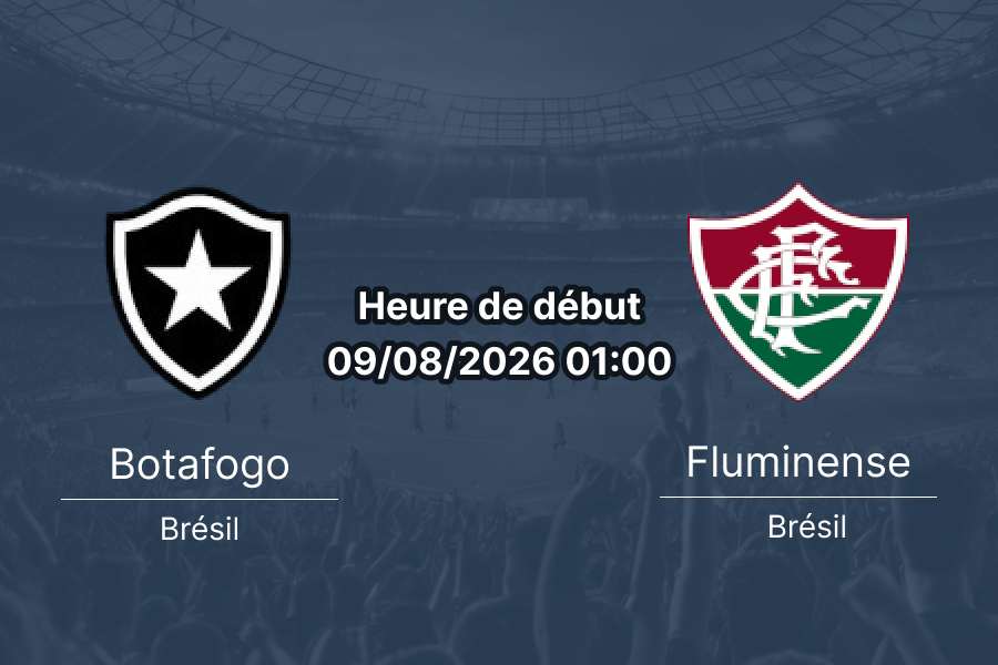 Pronostic Botafogo Fluminense – Olímpico Nilton Santos Rio de Janeiro, Brasileirão Série A Tour 22 derby carioca, 9 août 2026