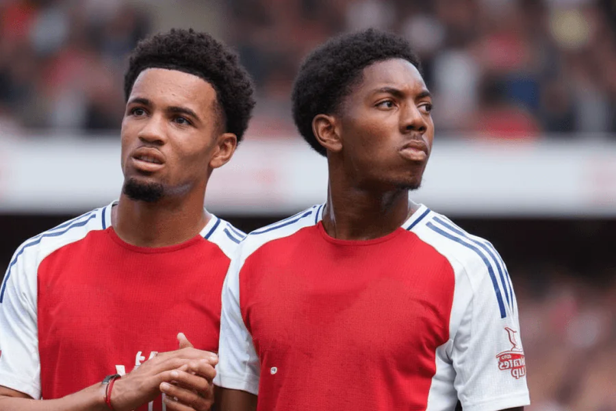 Entraînement d'Arsenal au stade Emirates.