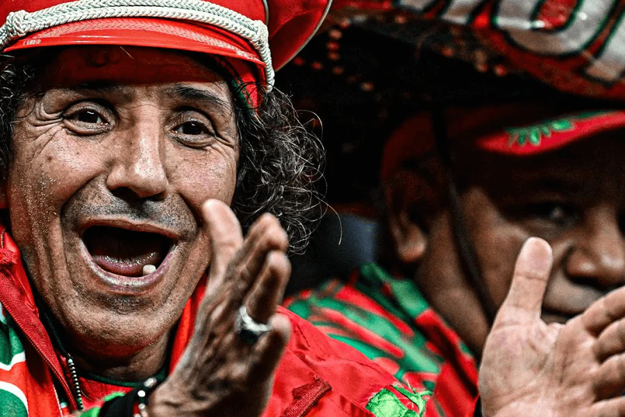 Supporters du Maroc en tribunes, CAN 2025