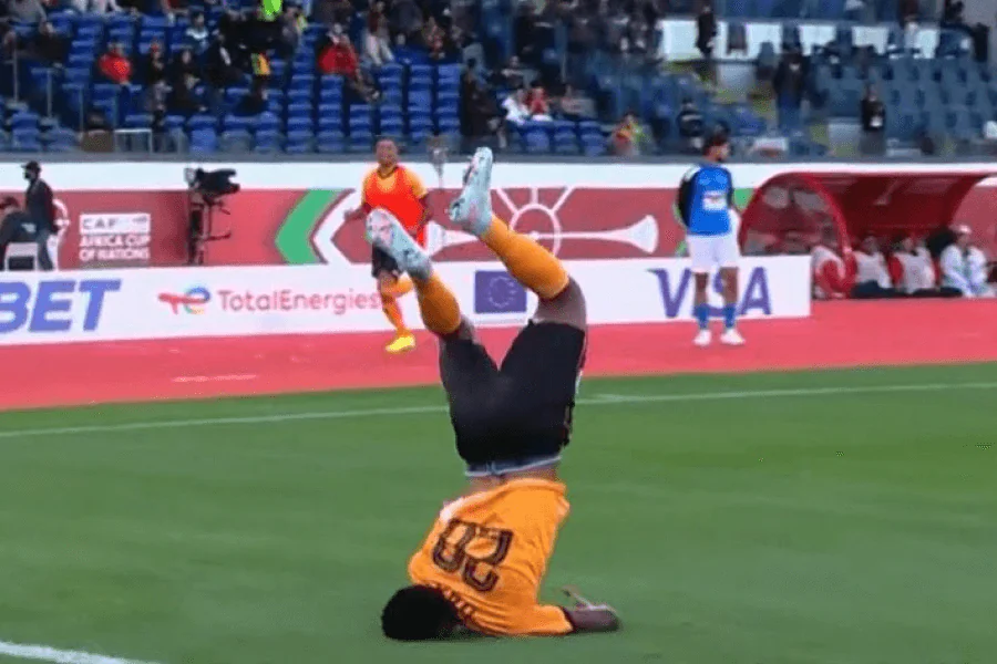 Patson Daka marque de la tête à la CAN 2025