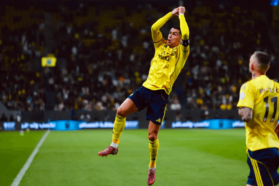 Ronaldo finition au talon, Al-Nassr Saudi Pro League