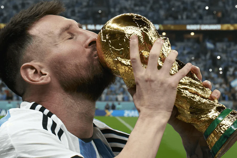 Les groupes de la Coupe du Monde 2026 affichés sur écran.
