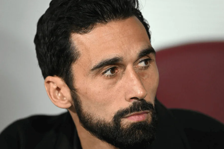 Arbeloa sur le banc du Real Madrid lors du match