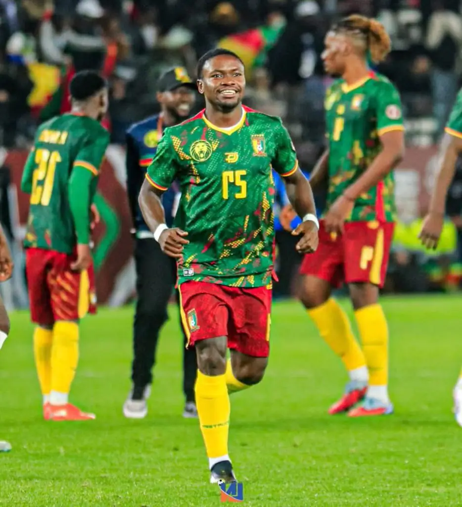 L’équipe marocaine célébrant la victoire en quart de finale