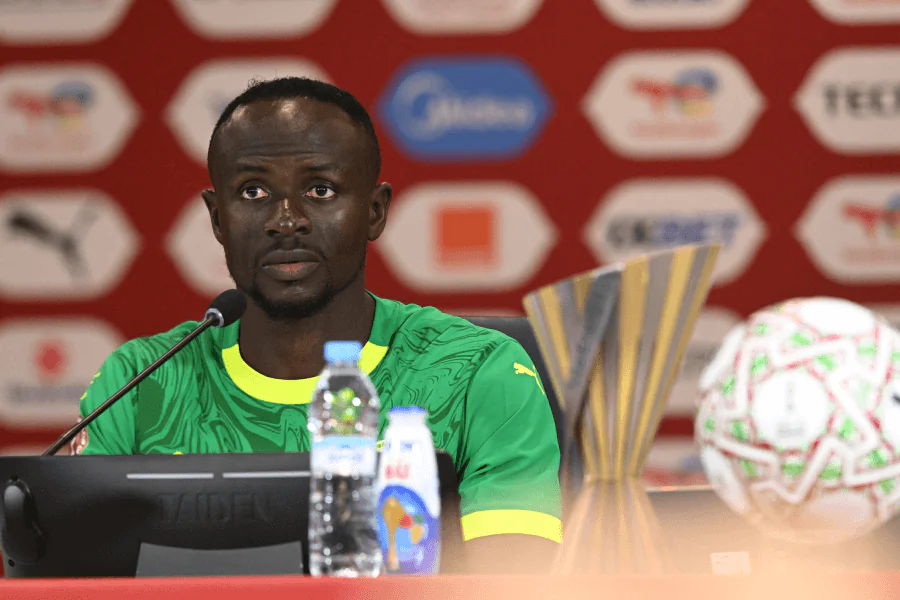 Sadio Mané levant le trophée CAN 2025 capitaine Sénégal