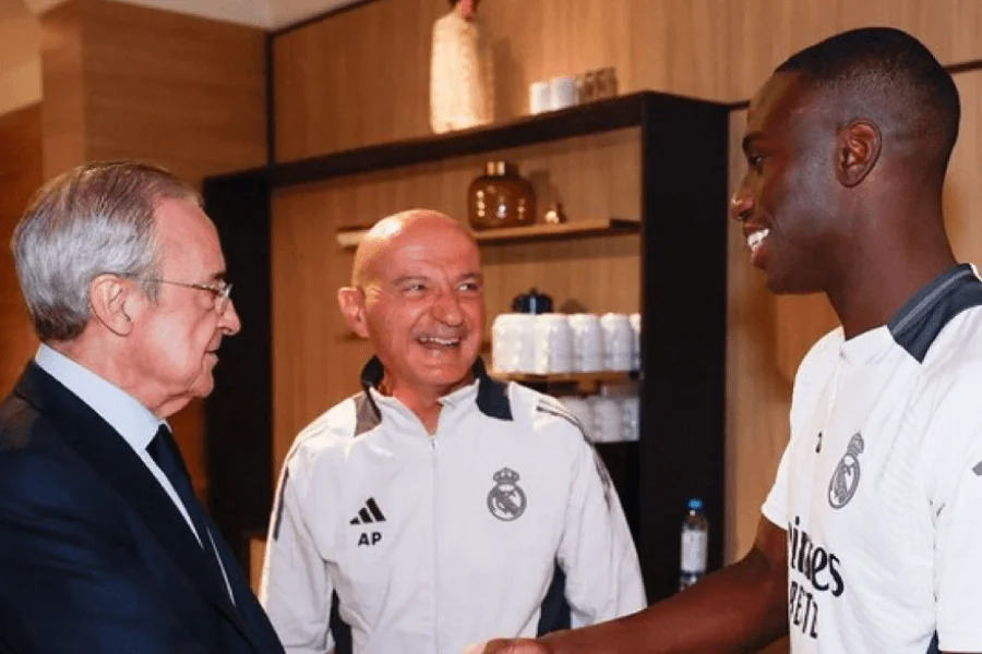 Antonio Pintus entraîneur physique Real Madrid terrain