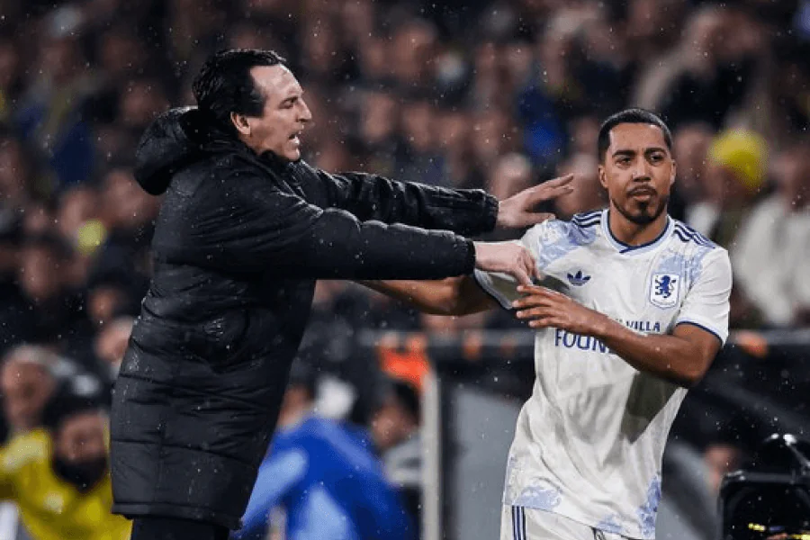 Unai Emery centième match Ligue Europa Aston Villa qualification huitièmes