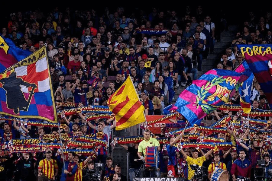 Camp Nou supporters Barcelone match retour Atlético Madrid mars 2026