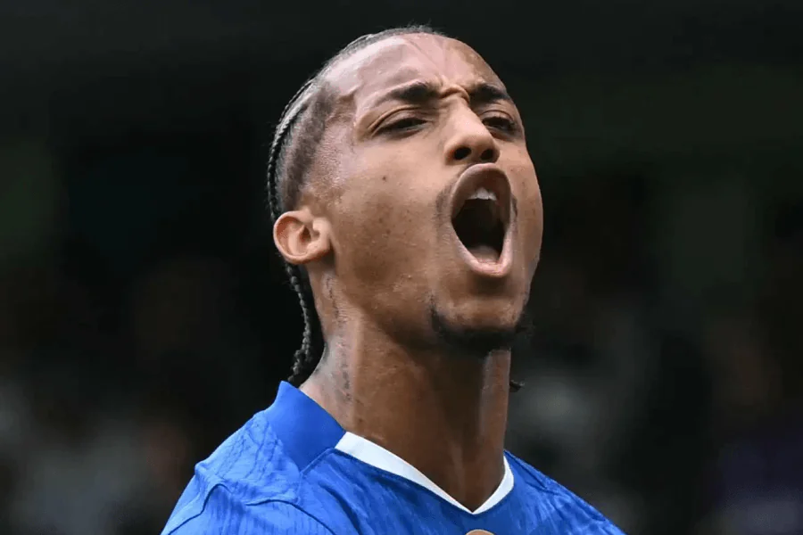 João Pedro Chelsea but célébration match Premier League saison 2025-26