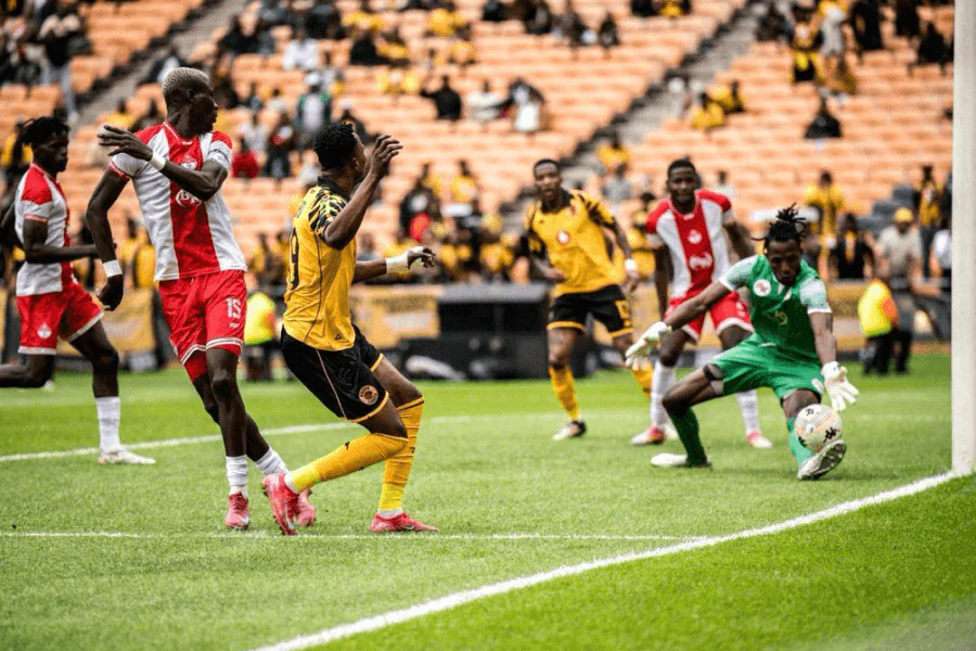 Glody Lilepo but Kaizer Chiefs contre Durban City seconde période