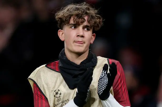 JJ Gabriel jeune talent Manchester United 15 ans