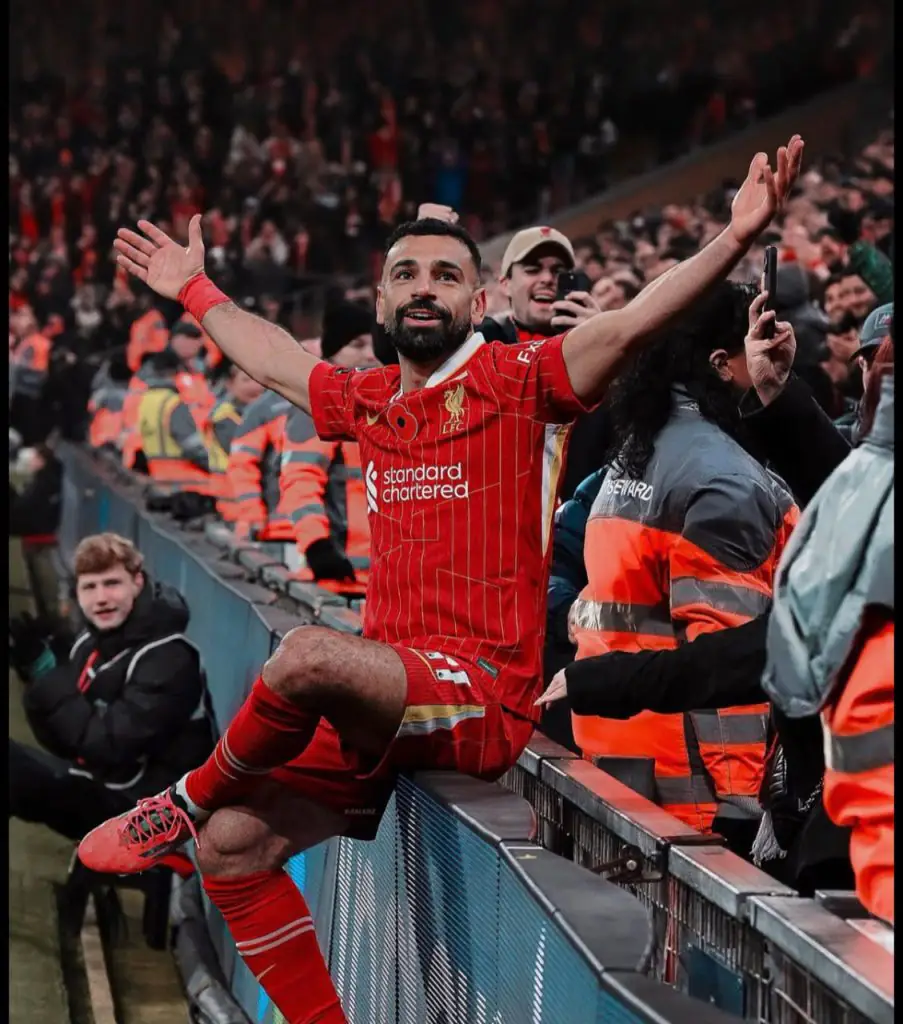 Mohamed Salah attaquant Liverpool FC Premier League Angleterre