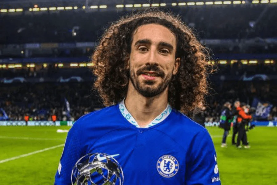 Marc Cucurella blessure ischio-jambiers Chelsea Cobham entraînement