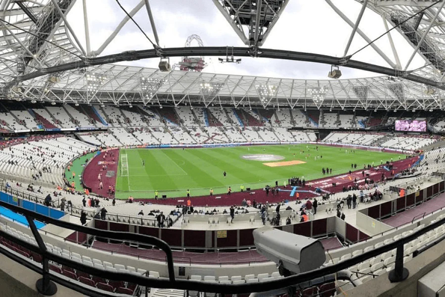 London Stadium West Ham United vue aérienne stade Olympique