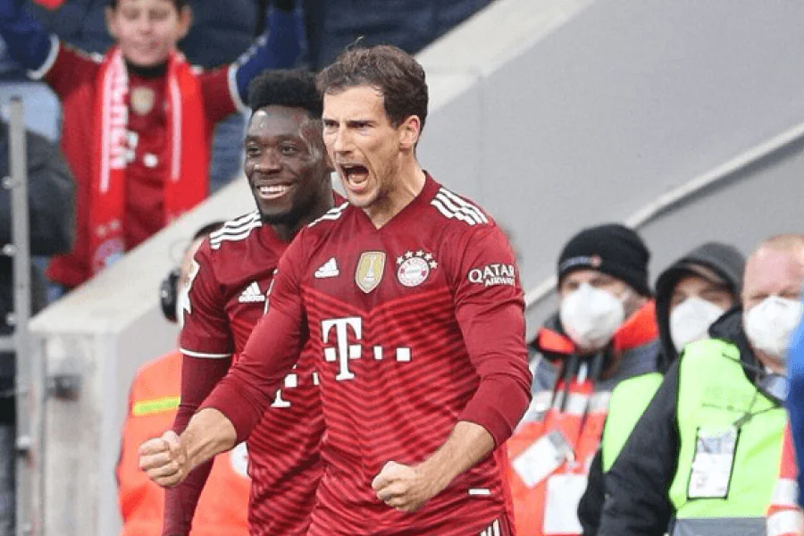 Leon Goretzka Bundesliga Bayern Munich performance terrain hiver 2026