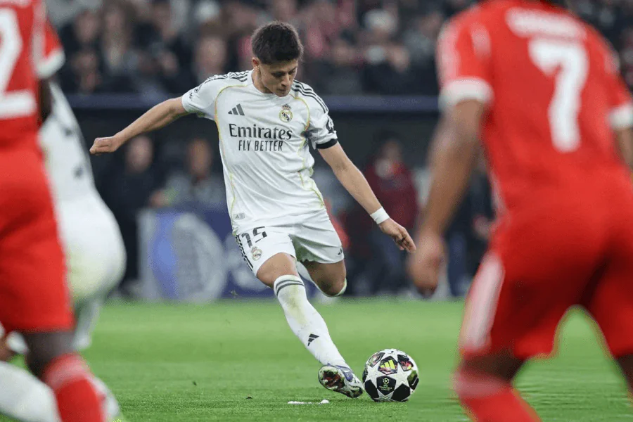 Arda Güler doublé Allianz Arena Real Madrid quarts LDC 2026
