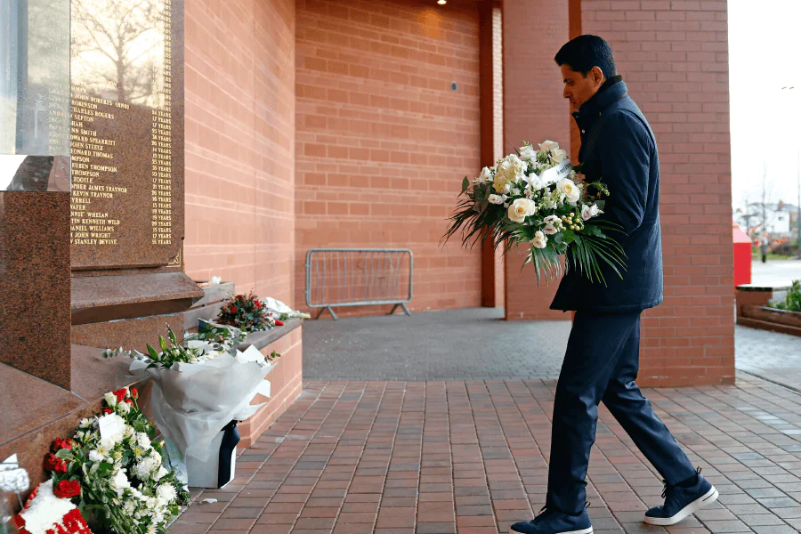 Mémorial Hillsborough 97 victimes flamme éternelle Anfield Liverpool 1989