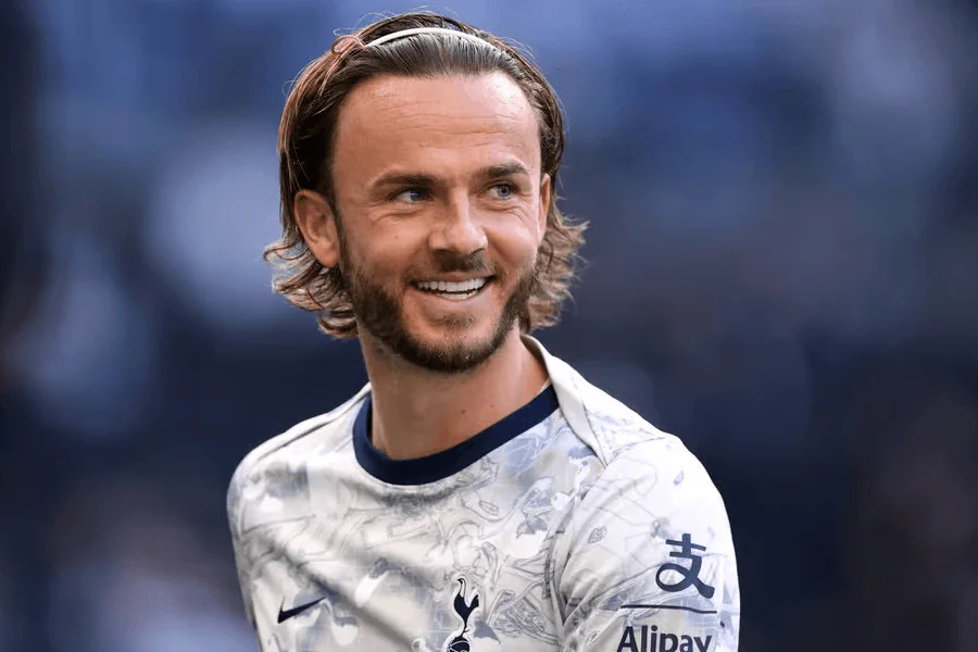 James Maddison en action sous le maillot des Spurs en Premier League 2026