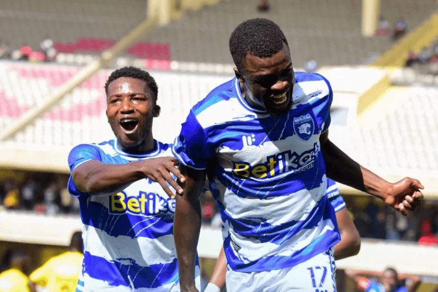 Samuel Semo AFC Leopards célèbre son but lors de Bidco United AFC Leopards 0-1 en décembre 2025 — Round 15 FKF Premier League Kasarani Nairobi buteur clé avant AFC Leopards Bidco United 31 mai
