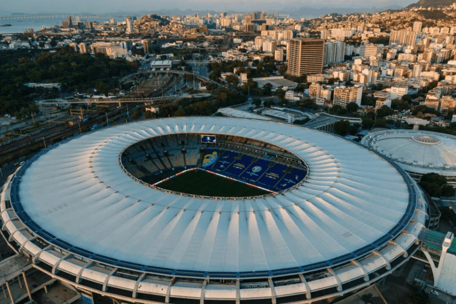 Stade Maracanã de Rio de Janeiro avant Flamengo Estudiantes journée 5 Groupe A Copa Libertadores 2026 – Pedro Flamengo Coupe du Monde 2026