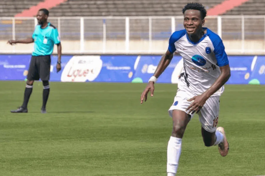 Candidat Mapendo AS Maniema Union meilleur buteur Linafoot 2026 avec 16 buts toutes compétitions play-offs Kambelembele Boys