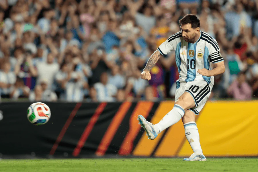 Lionel Messi sous le maillot de l'Inter Miami en 2026 — 29 buts en 28 matchs MLS avant sa sixième Coupe du monde avec l'Argentine